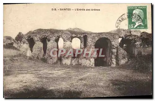 Cartes postales Saintes L'Entree des Arenes