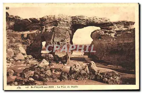 Ansichtskarte AK St Palais sur Mer Le Pont du Diable