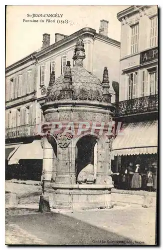 Ansichtskarte AK St Jean d'Angely Fontaine du Pilori