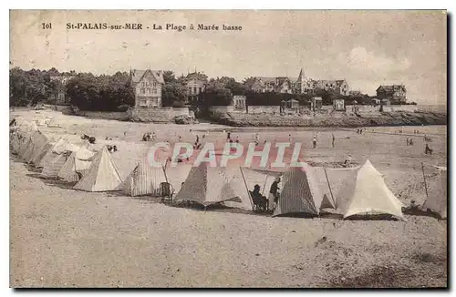 Cartes postales St Palais sur Mer La Plage a Maree basse