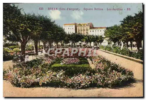 Ansichtskarte AK Royan Cote d'Argent Square Botton Les Jardins