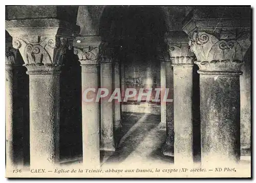 Ansichtskarte AK Caen Eglise de la Trinite abbaye aux Dames la crypte