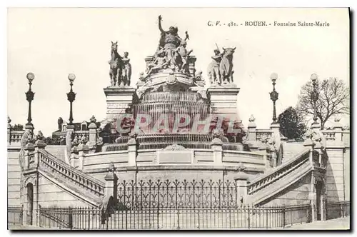 Cartes postales Rouen Fontaine Sainte Marie