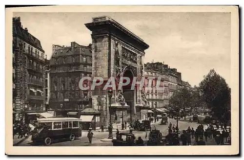 Cartes postales Paris Le Boulevard et la Porte St Denis