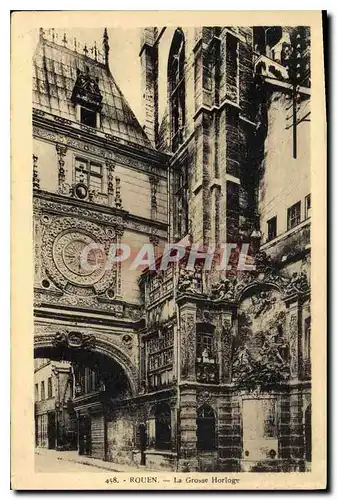 Cartes postales Rouen La Grosse Horloge