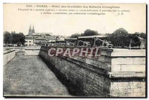 Ansichtskarte AK Paris Hotel des Invalides La Batterie triomphale