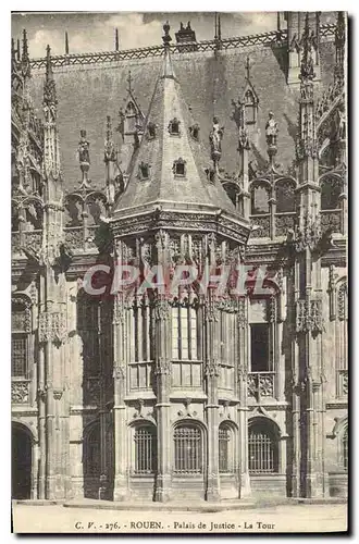 Cartes postales Rouen Palais de Justice La Tour