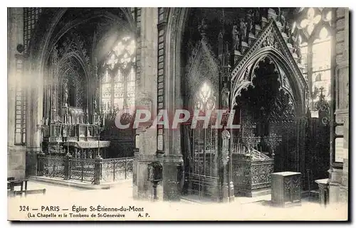 Cartes postales Paris Eglise St Etienne du Mont