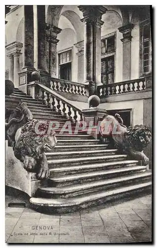 Cartes postales Genova Lion