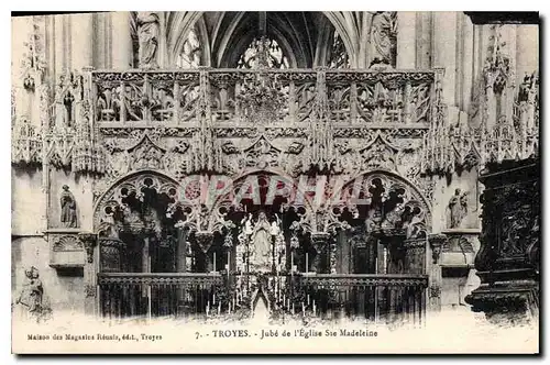 Cartes postales Troyes Jube de l'Eglise Ste Madeleine