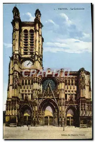Cartes postales Troyes La Cathedrale