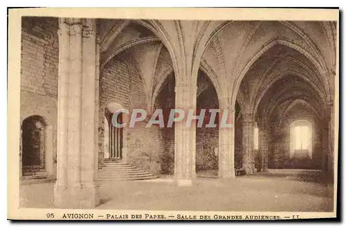 Ansichtskarte AK Avignon Palais des Papes Salle des Grandes Audiences