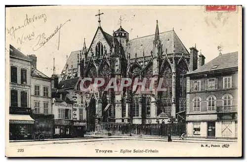 Ansichtskarte AK Troyes Eglise Saint Urbain