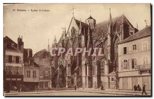 Cartes postales Troyes Eglise St Urbain