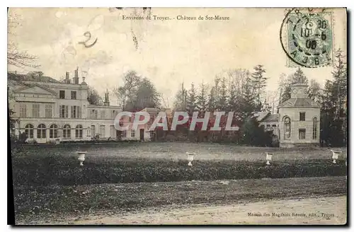 Cartes postales Environs de Troyes Chateau de Ste Maure