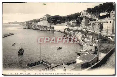 Cartes postales La Corniche L'Ause du Prophete et le Restaurant Roubion