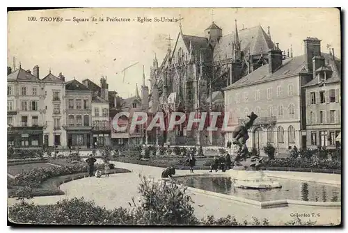 Cartes postales Troyes  Square de la Prefecture Eglise St Urbain