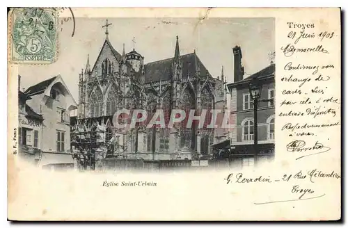 Cartes postales Troyes  Eglise Saint Urbain