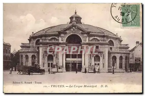 Cartes postales Troyes  Le Cirque Municipal