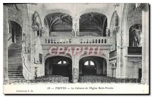 Cartes postales Troyes  Le Calvaire de l'Eglise Saint Nicolas