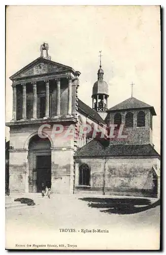 Cartes postales Troyes  Eglise St Martin