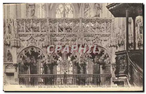 Cartes postales Troyes Jube en de l'Eglise Ste Madeleine