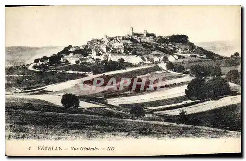 Cartes postales Vezelay Vue Generale