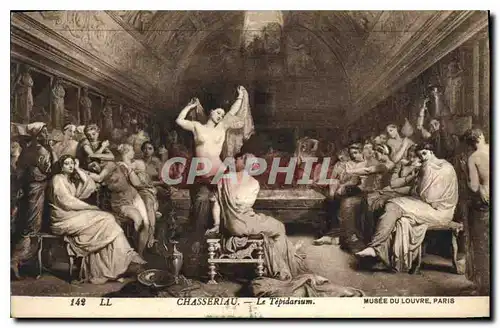 Cartes postales Chasseriau Le Tepidarium Musee du Louvre Paris