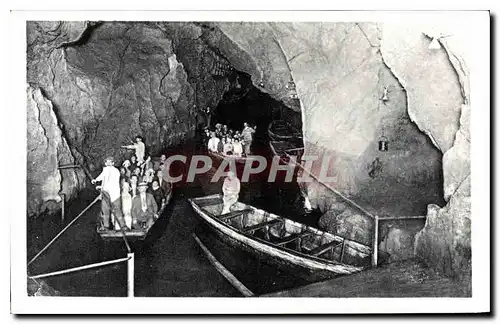 Cartes postales Les Pyrenees Les Grottes de Betharram Le Debarcadere de lu riviere