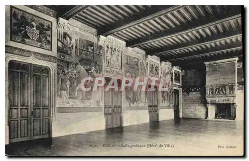 Cartes postales Doual Salle gothique Hotel de Ville