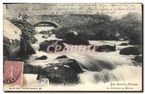 Cartes postales Les Hautes Vosges La Meurthe au Rudlin