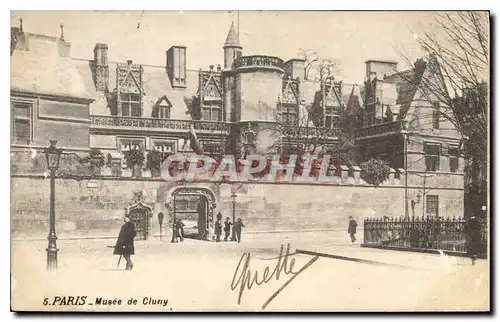 Cartes postales Paris Musee de Cluny