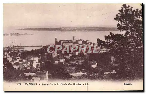 Ansichtskarte AK Cannes Vue prise de la Croix des Gardes