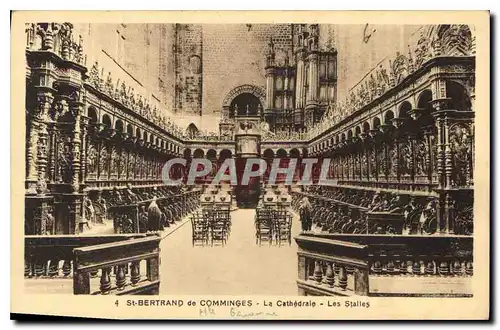 Cartes postales St Bertrand de Comminges La Cathedrale Les Stalles