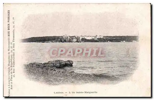 Cartes postales Cannes L'lle Sainte Marguerite