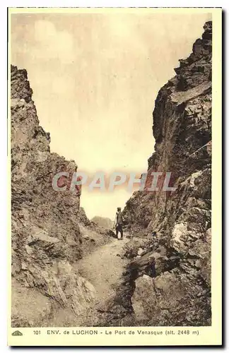 Cartes postales Env de Luchon Le Port de Venasque