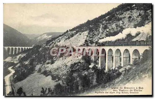 Cartes postales Ligne de Grenoble a Gap Les Viaducs de Clelles Train