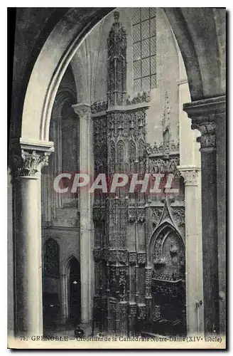 Cartes postales Grenoble Ciboriunt de la Cathedrale Notre Dame