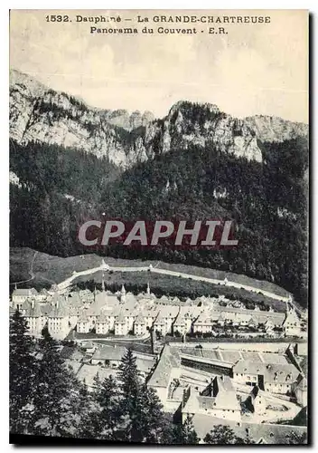 Cartes postales Dauphine La Grande Chartreuse Panorama du Couvent