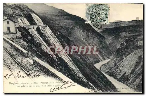 Ansichtskarte AK Dauphine Ligne de la Mure Passage de la Rivoire
