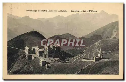 Ansichtskarte AK Pelerinage de Notre Dame de la Salette Sanctuaire Est et l'Obiou