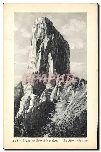 Cartes postales Ligne de Grenoble a Gap Le Mont Aiguille