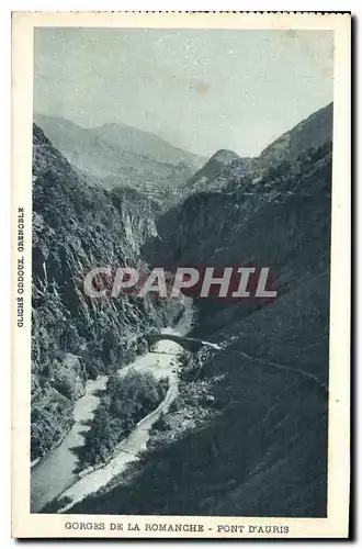 Cartes postales Gorges de la Romanche Pont d'Auris