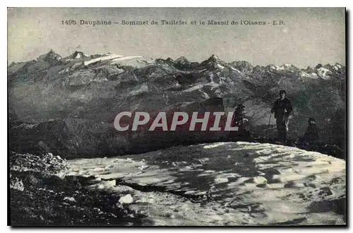 Ansichtskarte AK Dauphine Sommet de Taillefer et le Massif de l'Oisans