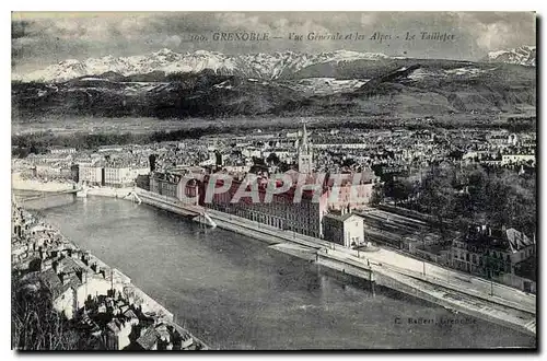 Cartes postales Grenoble Vue Generale et les Alpes