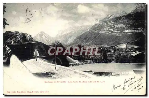 Cartes postales Environs de Grenoble Les Ponts de Claix et le Col de l'Arc