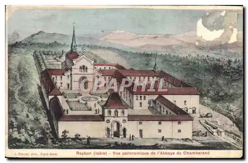 Cartes postales Roybon Isere Vue panoramique de l'Abbaye de Chambarand