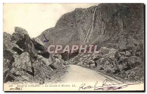 Ansichtskarte AK Massif d'Oisans La Cascade de Rivetore