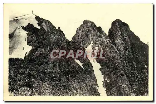 Cartes postales Dauphine Oisans Les trois pics de Belledonne