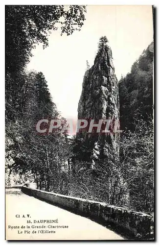 Ansichtskarte AK Dauphine Route de la Grande Chartreuse Le Pic de Oeillette